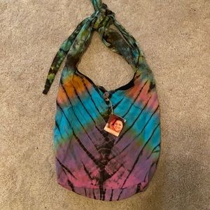 Tye dye purse